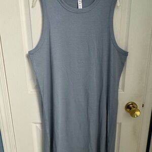 Lululemon Blue Gray Sleeveless Tank Dress
